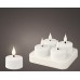 Kt/4 Led чаени свещи със станция за презареждане
